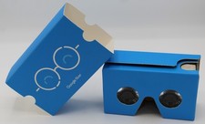 Visualizador de realidade virtual Google fibra papelão óculos 3D celular para telefone novo comprar usado  Enviando para Brazil