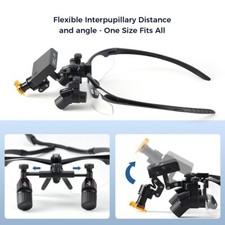 Binóculos Lupas odontológicos médicos 5.0X lupa +5W LED luz cirúrgica otorrinolaringológica comprar usado Binóculos Lupas odontológicos médicos 5.0X lupa +5W LED luz cirúrgica otorrinolaringológica comprar usado  Enviando para Brazil