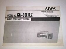 Manuale istruzioni aiwa usato  Castellamonte