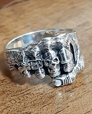 Anello uomo teschio usato  Aprilia