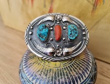 Boucle argent turquoise d'occasion  Langon