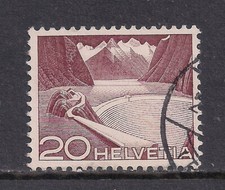 Switzerland 1949 varietà usato  Firenze