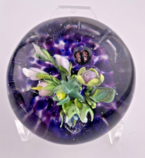 Shannon Scollard (Canadense) 2023 Flores Roxas + Vidro Borboleta Peso de Papel comprar usado Shannon Scollard (Canadense) 2023 Flores Roxas + Vidro Borboleta Peso de Papel comprar usado  Enviando para Brazil