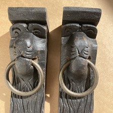 Pair lion head for sale Pair lion head for sale  HARLESTON