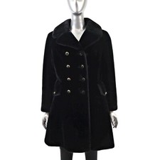 Black faux fur for sale  Mc Lean