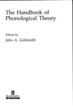 The handbook phonological gebraucht kaufen  Dinkelscherben