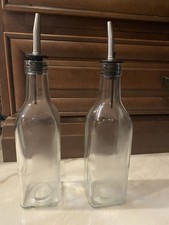 2 garrafas de vidro âncora pescoço longo com bicos de aço inoxidável novas comprar usado  Enviando para Brazil