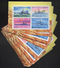 [24250] - ME 550,00: WHOLESALE: 100 x GIBRALTAR Block 29 ** MNH (1997) - Kriegss, usado comprar usado  Enviando para Brazil