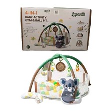Lupantte 4 em 1 academia de bebê, poço de bolas para academia de atividades com tapete antiderrapante destacável, usado comprar usado  Enviando para Brazil