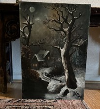 Moody oil canvas for sale  Fort Collins