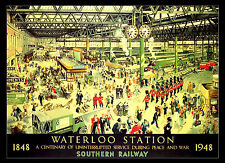 Waterloo station vintage for sale  LONDON