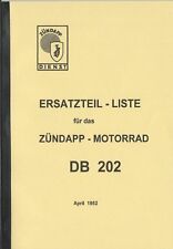 Ersatzteile liste zündapp gebraucht kaufen  Freiamt
