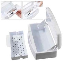 Bandeja esterilizadora de unhas caixa de desinfecção esterilização limpa nail art salão de manicure, usado comprar usado  Enviando para Brazil