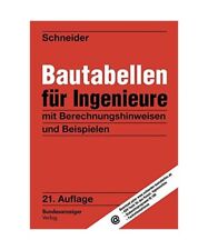 Bautabellen ingenieure berechn gebraucht kaufen  Trebbin