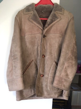 Mens taupe sheepskin for sale  BRISTOL