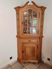 Vitrinen eckschrank eiche gebraucht kaufen  Horstmar