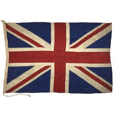 Vintage Lã Costurado Union Jack Bandeira Pano Reino Unido Náutico Britânico Reino Unido comprar usado  Enviando para Brazil