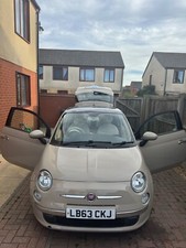 Beige fiat 500 for sale  CAMBRIDGE