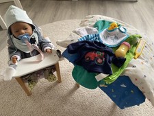 Babypuppe kleidung hochstuhl gebraucht kaufen  Mönchengladbach