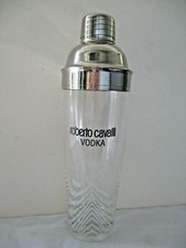 Roberto CAVALLI Vodka Shaker Mixer Vidro e Aço Inoxidável Muito Bom Estado RARO , usado comprar usado  Enviando para Brazil