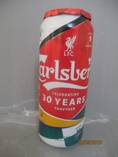 Cerveja Carlsberg: L.F.C, 30 anos juntos, lata vazia de 500 ml, Israel, 1923. comprar usado  Enviando para Brazil