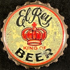EL REY KING of BEER CORK CONE TOP TAMPA DE GARRAFA DE LATA DE CERVEJA ~ SAN FRANCISCO CALIFÓRNIA comprar usado  Enviando para Brazil