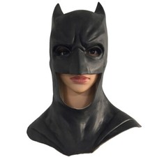 Máscara de látex cabeça cheia Batman vestido fantasia Halloween fantasias adereços comprar usado  Enviando para Brazil
