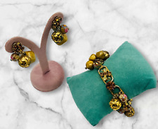 Conjunto de Brincos Juliana D&E Cha Cha AB Strass Pulseira 5 Elos Livro Peça Vídeo✨ comprar usado  Enviando para Brazil