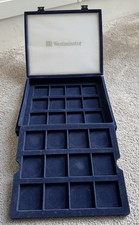 Westminster blue velvet for sale  ACCRINGTON