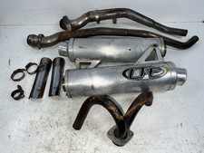 SISTEMA DE ESCAPE DUAL LTZ400 03-08 LOONEY TUNED KFX400 DVX400 LTE segunda mano  Embacar hacia Mexico