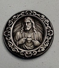 HOBO Jesus Cristo Sagrado Coração Feito de REAL Segunda Guerra Mundial Prata Níquel ASSINADO comprar usado HOBO Jesus Cristo Sagrado Coração Feito de REAL Segunda Guerra Mundial Prata Níquel ASSINADO comprar usado  Enviando para Brazil