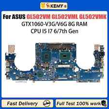 Usado, GL502VM Para ASUS GL502VMK FX502VM S5VM S5V Placa-mãe I5 I7 CPU 8G RAM GTX1060 comprar usado  Enviando para Brazil