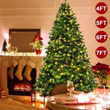 Green artificial christmas for sale  LICHFIELD