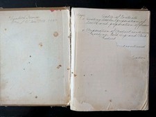 Vintage 1927 Handwritten Recipe Book By Elizabeth Irwin In A McGill Notebook  comprar usado  Enviando para Brazil