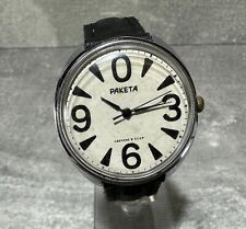 Usado, Relógio Raketa Zero/relógio de pulso para deficientes visuais/original URSS! comprar usado  Enviando para Brazil