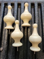 4 wooden finials for sale  Waldwick