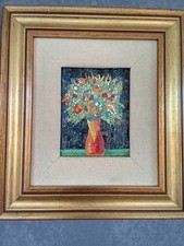 Mosaico vaso fiori usato  Roma