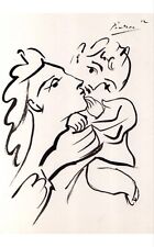 Picasso femme enfant.dessin d'occasion  Nice-