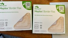 2-Molnlycke 595200 Mepilex 3" x 3" curativo de espuma de silicone macio autoadesivo 5 peças comprar usado  Enviando para Brazil