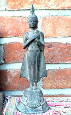 Bronze thai buddha for sale  MANCHESTER