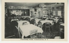 Cartão postal de Nova York Paradise Farm vista interior - Cuddebackville, Nova York c1930 vintage DD comprar usado  Enviando para Brazil