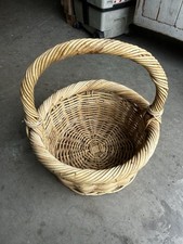 Woven willow basket for sale  MUSSELBURGH