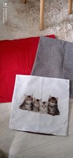 Housses coussins rouge d'occasion  Manosque