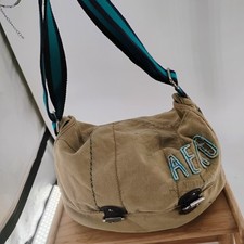 Bolsa de ombro Aeropostale 1987 pequena vintage alça de fivela de lona #8046 comprar usado  Enviando para Brazil
