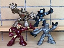 Figura de acción de juguete Iron Man de 2,5" Marvel Super Hero Squad 4 piezas granate moderno, usado segunda mano  Embacar hacia Argentina