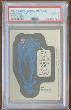 Adesivos 1975 Marvel Comic Book Heroes Mr. Fantastic PSA 9 Estado perfeito, usado comprar usado  Enviando para Brazil