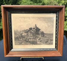 Antique framed anton for sale  Urbana