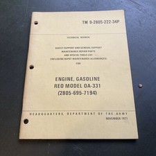 Engine parts manual for sale  Colchester