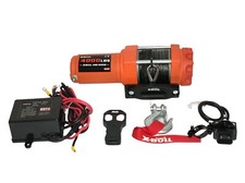 Wyciągarka linowa elektryczna 12v Wciągarka X-BULL HRW4000B 12V 1818 kg syntetyk, używany na sprzedaż  PL