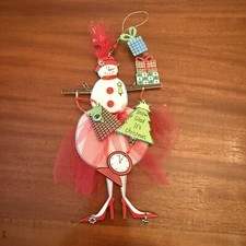 Snowman tutu ornament for sale  Humboldt